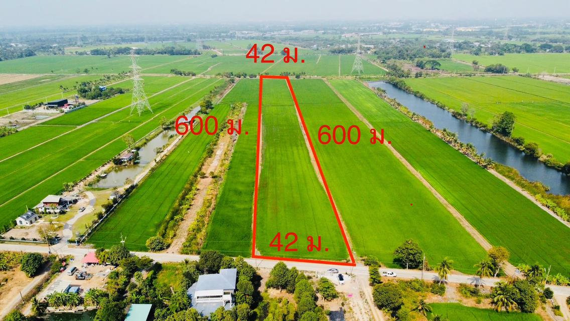 ขายที่ดิน สามโคก ปทุมธานี 13-1-69 ตร.ว. 1