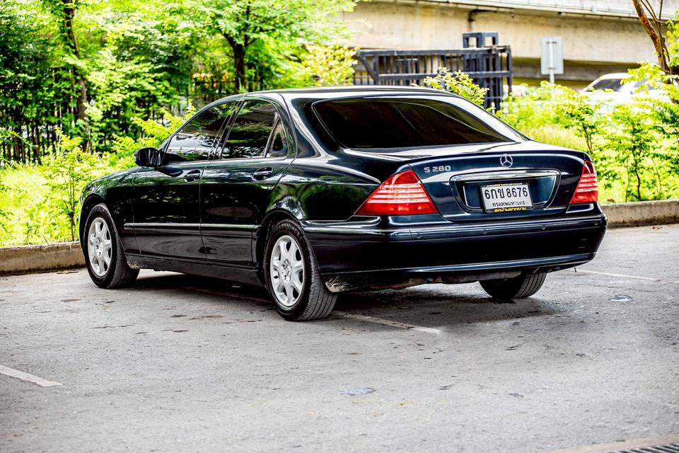 Benz S280 Sedan ปี 2001 สีน้ำเงิน สวยสภาพดีมาก 6