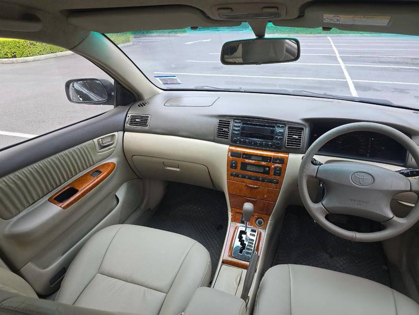 (แจ้งรหัสรถ QT3041) Toyota Altis หน้าหมู 1.6 E เกียร์ Auto เบนซิน ปี2003 รูปที่ 10