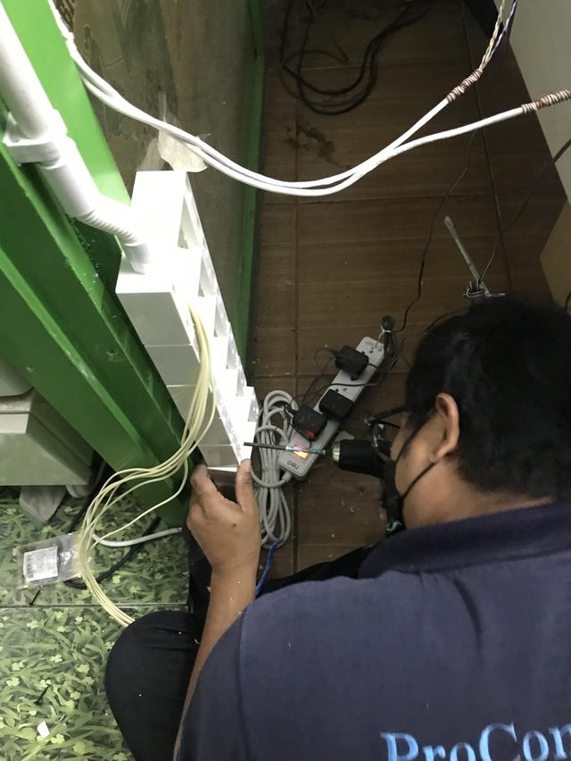 ช่างเดินสายแลนช่างเดินสายไฟช่างเดินสายโทรศัพท์บางกะปิ รูปที่ 7