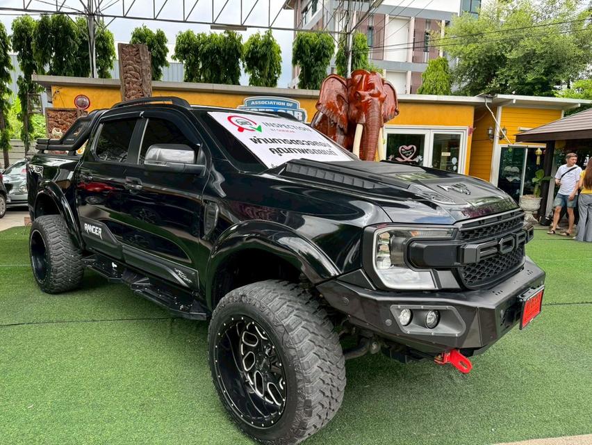 FORD RANGER 4ประตู รุ่นSPORT 4WD เครื่อง2.0cc เกียร์AUTOปี 2025 รถไมล์แท้100%คะวิ่งมาแค่27,xxxกิโล รุ่นนี้โดดเด่นสุด ๆ เลยค่ะ