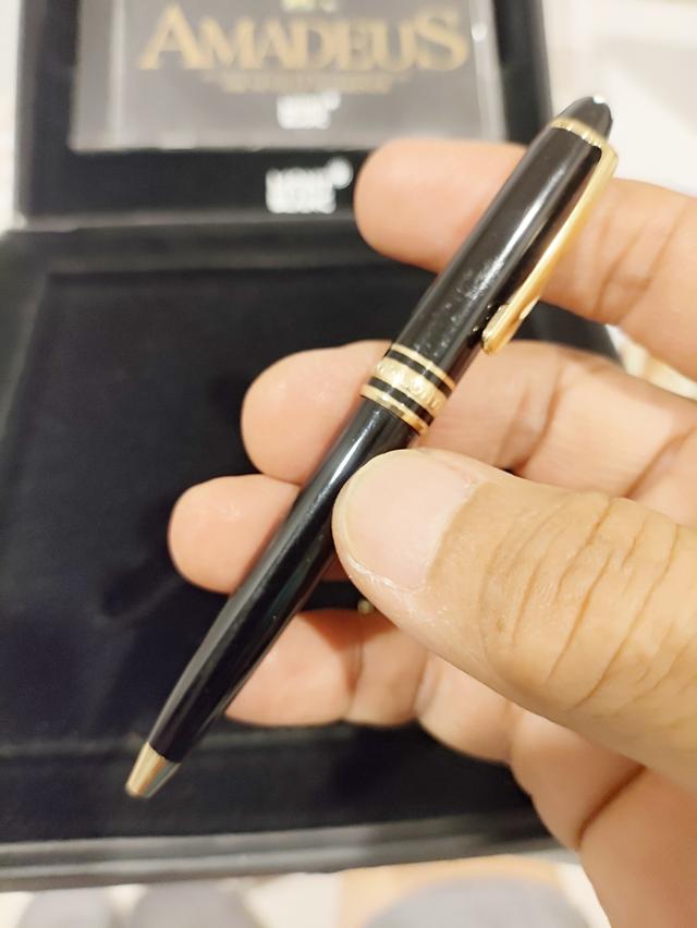 ปากกา มองบลังค์ 116 รุ่น Montblanc Meiterstuck 116 Mozart with Gold Trim Ballpoint Pen