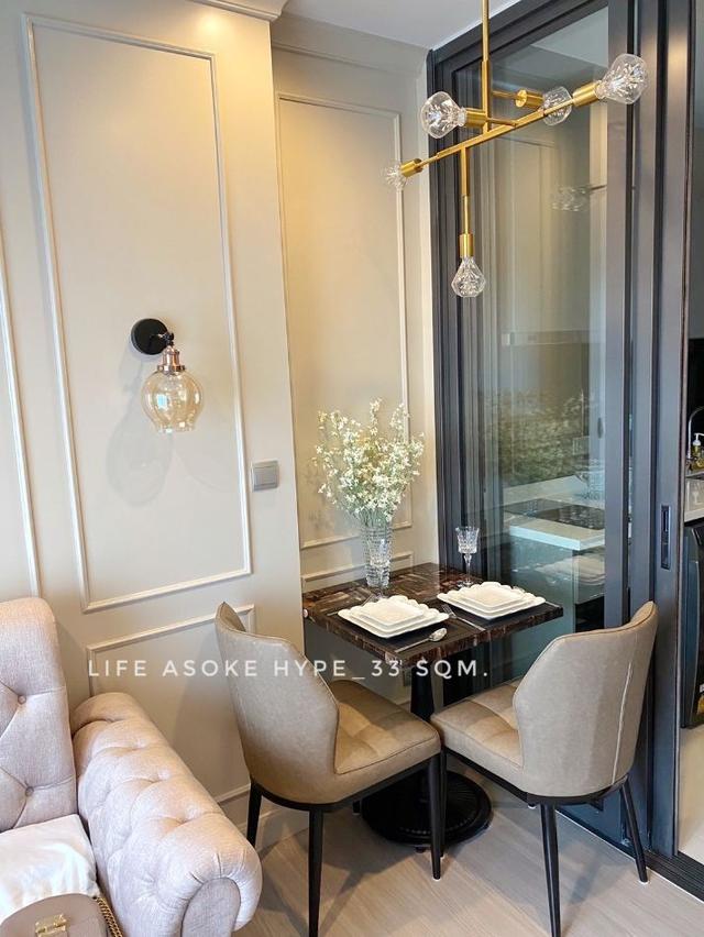 ให้เช่า คอนโด 1 bedroom high floor Life Asoke Hype : ไลฟ์ อโศก ไฮป์ 33 ตรม. nice decoration near MRT Rama9 4