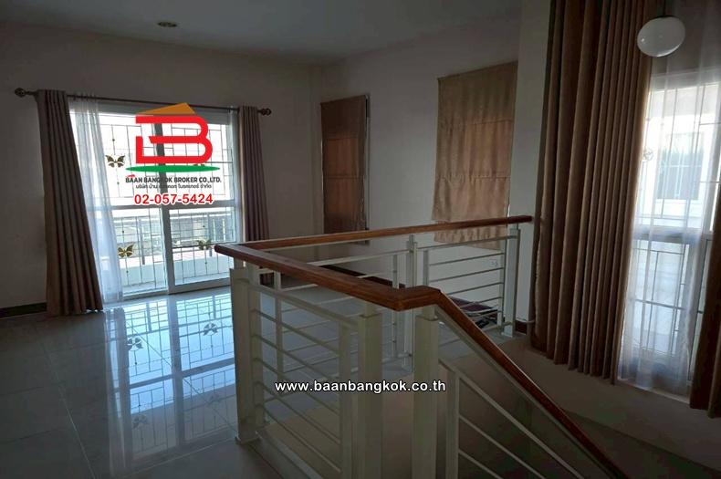 บ้านเดี่ยว เนื้อที่ 56 ตร.ว. หมู่บ้าน นนทวี วิลล์ 7 ถ.สกุลดี-กลางเมืองหนองจอก : Noantawee Ville 7 Sakuldee-Nongjok ถนนเชื่อมสัมพันธ์ แขวงหนองจอก เขตหน 14