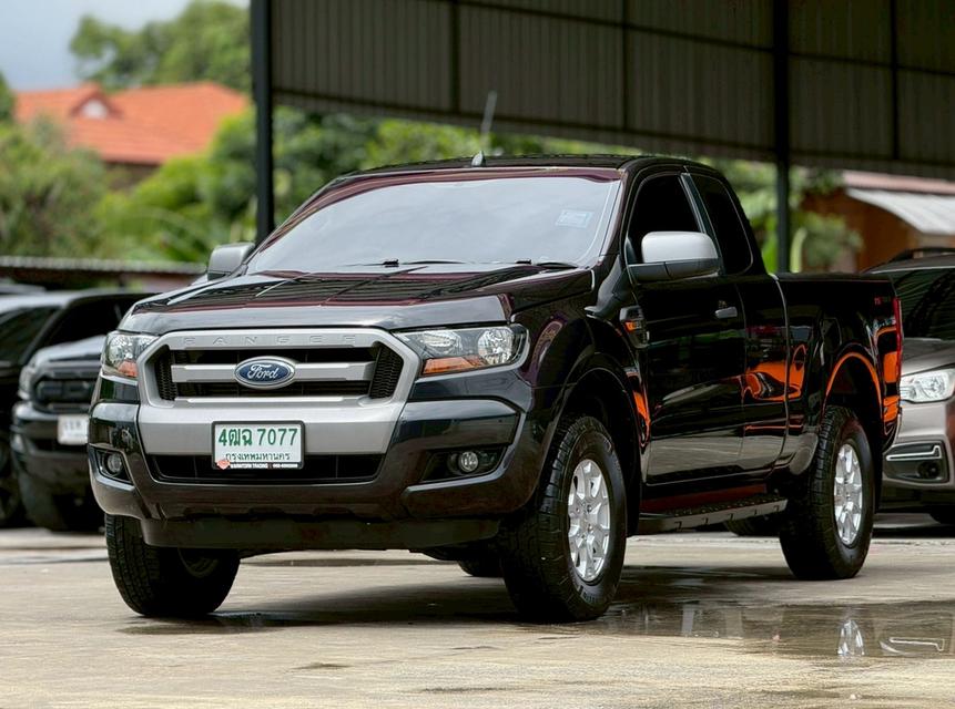 ปี 2018 FORD RANGER, 2.2 XLT โฉม HI-RIDEROPEN CAB สีดำ เกียร์ออโต้ มือเดียวป้ายแดง