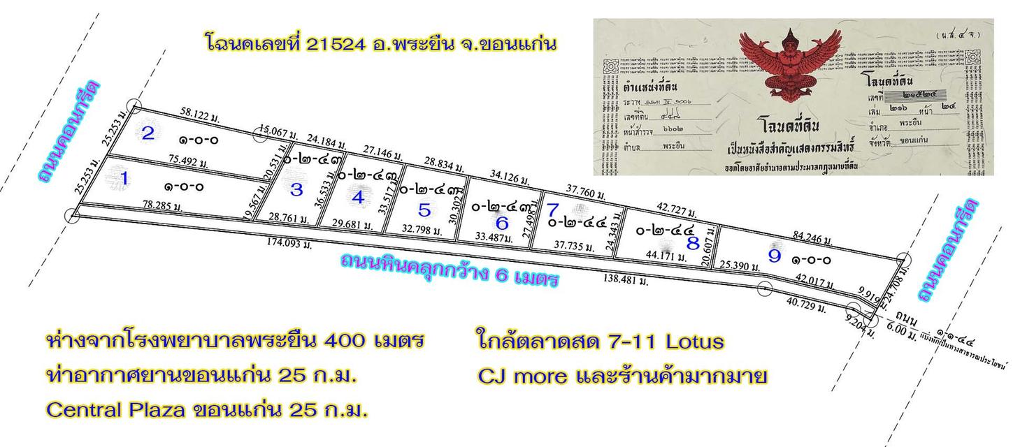 ที่ดินบ้านสวนชานเมืองขอนแก่น 11