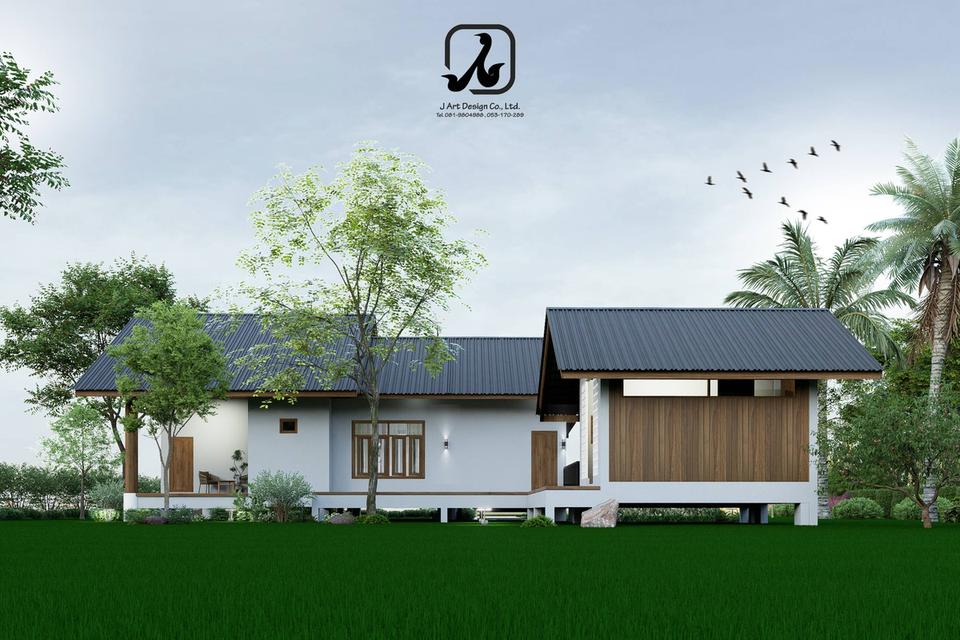 บ้าน รับออกแบบพร้อมบริการรับเหมาก่อสร้างทั่วไทย 3