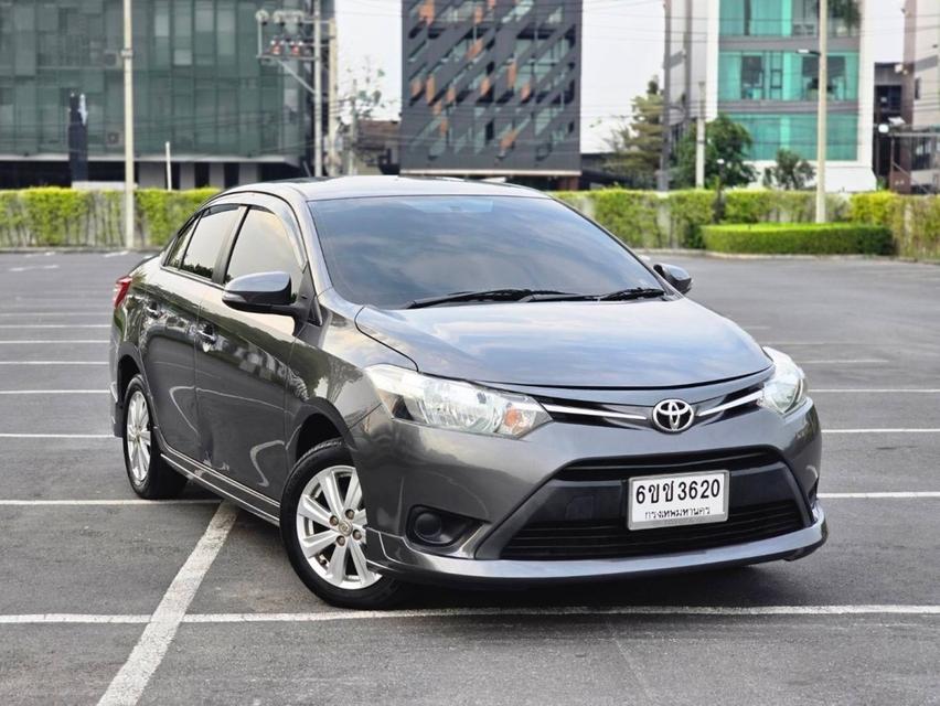 รหัสรถ QT3620 Toyota Vios 1.5 E เกียร์ Auto สีเทา-ดำ ปี 2016(MNCแล้ว) 3