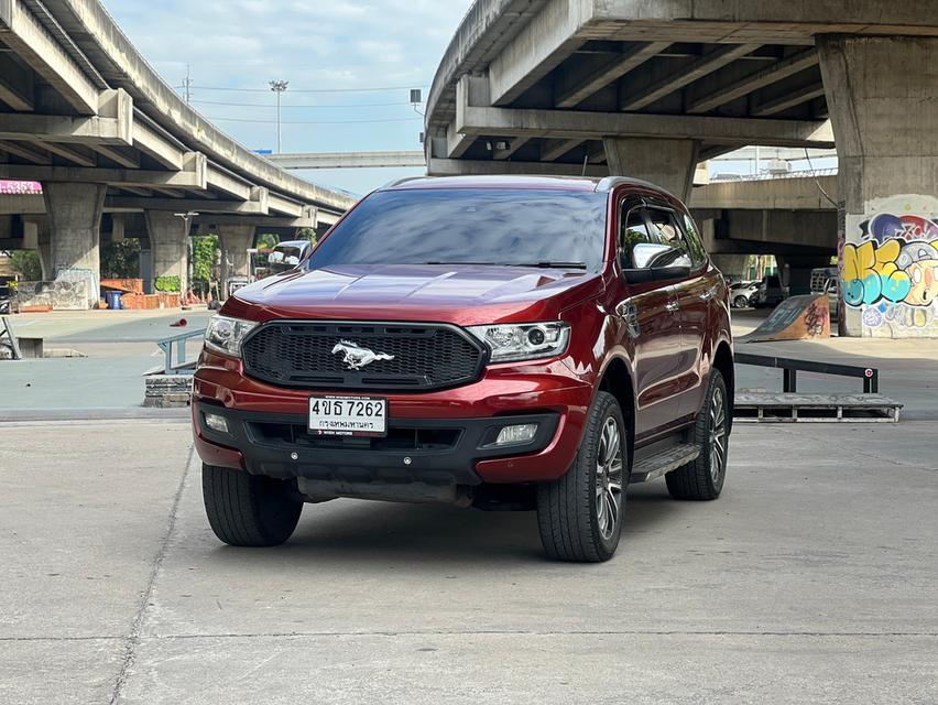 ขายรถ Ford Everest 2.0 Turbo 2WD ปี 2023 สีแดง เกียร์ออโต้ 3