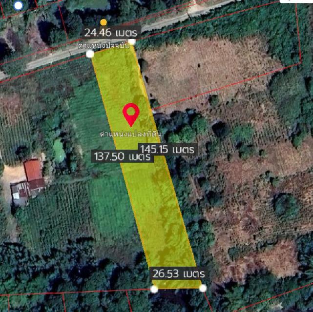 ขายที่ดินหนองยาว 2 ไร่ ติดถนนคอนกรีตซอยวัดต้นตาล ใกล้ถนนเส้น3076-850เมตร อ.พนมสารคาม ฉะเชิงเทรา 4