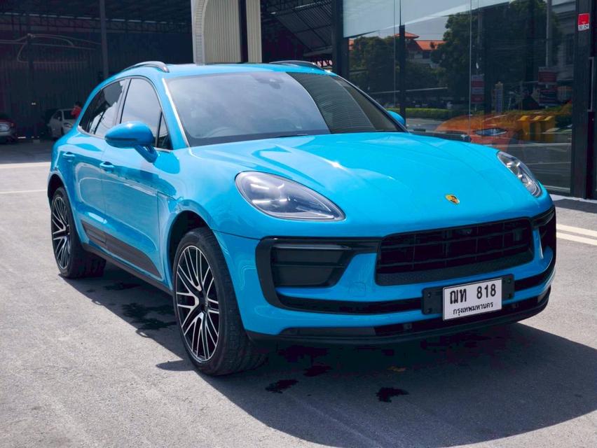 รหัสรถ KPV818 2022 PORSCHE MACAN 2.0 Minor Change สี Miami blue