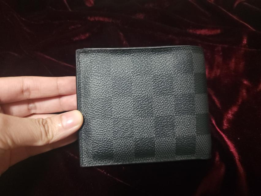 louis vuitton louis vuitton amerigo wallet damier graphite  2