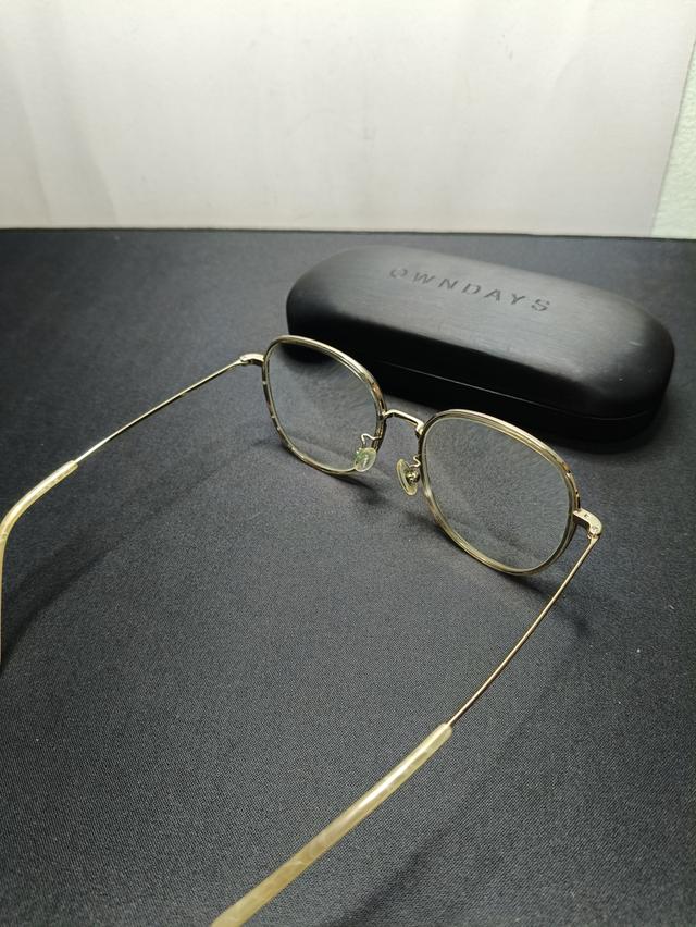 กรอบแว่นตา OWNDAYS แท้ รุ่น Lillabell LB1012N-1A สีทอง ทรงวินเทจ พร้อมกล่อง รูปที่ 5
