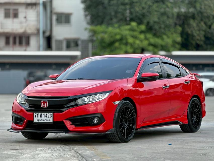 รหัสรถ PAT1423 Honda Civic FC 1.8EL สีแดง ปี 2018