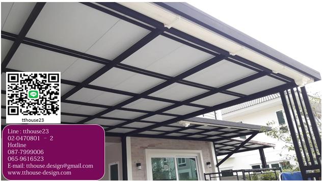 รับเหมา ต่อเติม โครงหลังคา กันสาด ห้องครัว เทพื้น ปูกระเบื้อง Line dddesign23 รูปที่ 2