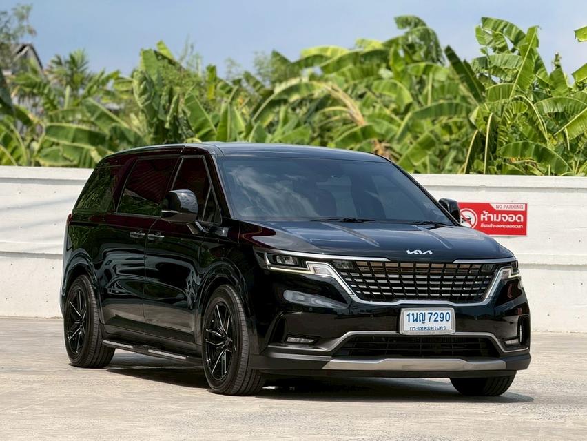 2022 KIA CARNIVAL, 2.2 EX โฉม ปี21-ปัจจุบันสีดำ เครื่องยนต์ดีเซล รถสวยไมล์น้อย
