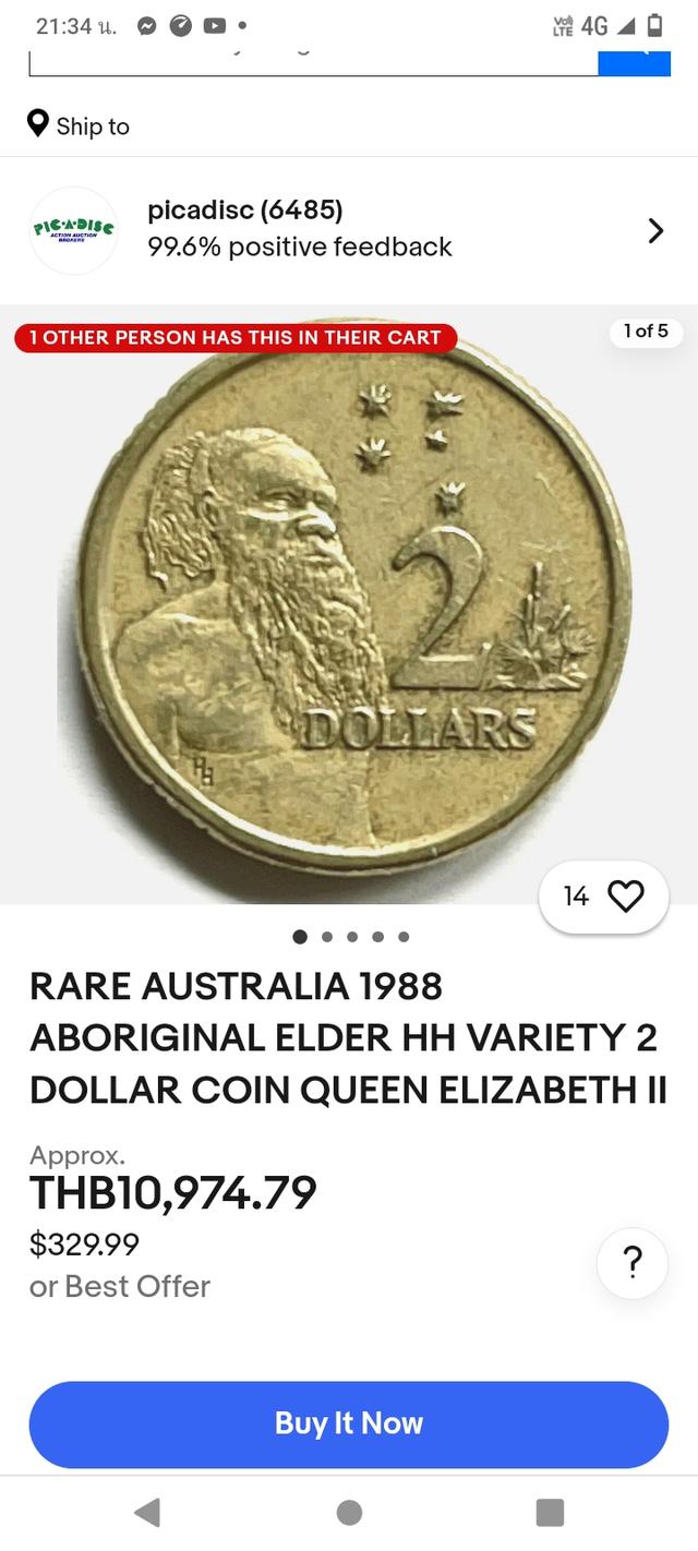 2 Dollar Australia coin Queen Elizabeth ll 1