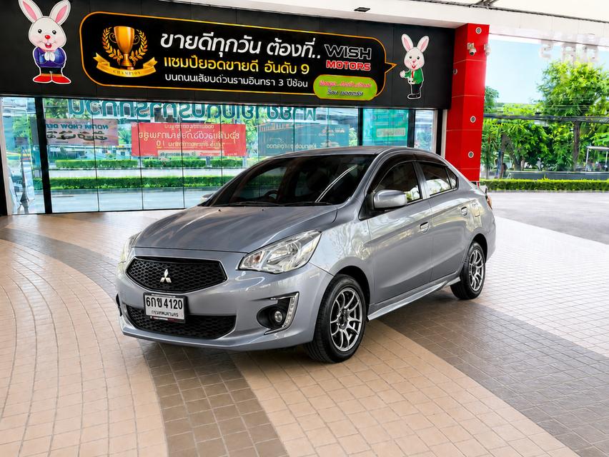 Mitsubishi Attrage 1.2GLX AT n4120 ปี 2017 มือเดียว สวยพร้อมใช้ ไมล์105,xxxกม