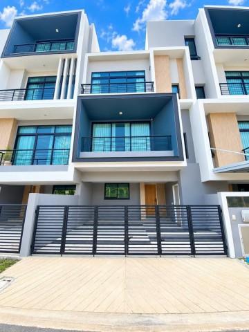 ให้เช่า #ทาวน์โฮม หมู่บ้าน Nirvana Define กรุงเทพกรีฑา #ใกล้โรงเรียนนานาชาติWellington EE 095-1642956 1