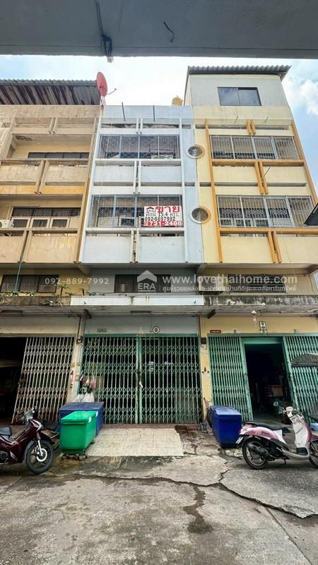 ขายตึกแถว 3.5 ชั้น ถนนนิคมรถไฟ อยู่ในตัวเมืองมหาชัย สมุทรสาคร พื้นที่ 15.4 ตรว. ใกล้แลนด์มาร์ค มหาชัย ราคาถูก ทำเลดี 2