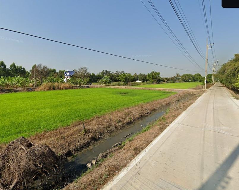 ขายที่ดินคูบางหลวงสีม่วง 2 ไร่ ติดถนน3ด้านราคาถูก ใกล้ถ.ปทุมธานี-บางเลน346-1กม. อ.ลาดหลุมแก้ว ปทุมธานี