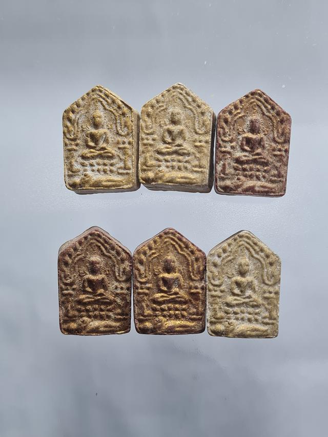 พระขุนแผน หลังพลอย ยกชุด 6 องค์