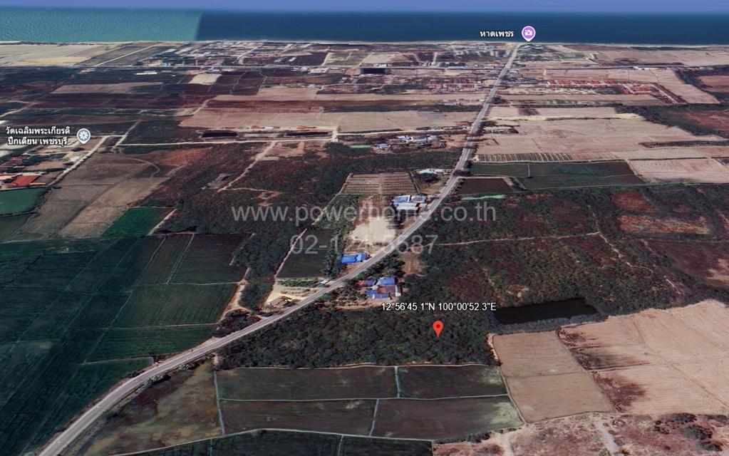 ที่ดินเปล่า ถนนเพชรเกษม (ทางหลวงหมายเลข 4) ตำบลปึกเตียน อำเภอท่ายาง จังหวัดเพชรบุรี  6