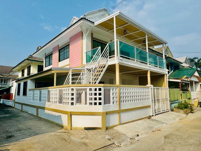 หมู่บ้านพฤกษา14B วัดลาดปลาดุก บางบัวทองทาวน์เฮาส์ 2 ชั้น หลังมุม 2