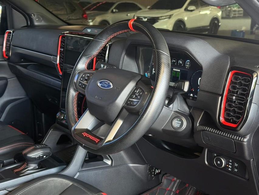ปี 2023 FORD RANGER, 3.0 RAPTOR ECO BOOST 4WD รถมือเดียวป้ายแดง เซอร์วิสศูนย์ทุกระยะ 13