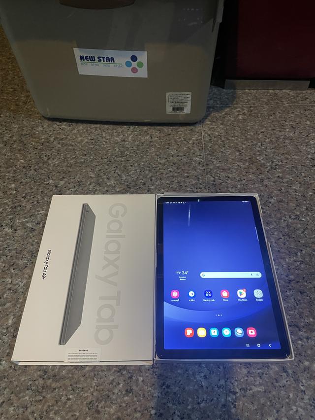 ขายSamsungTabA9Plusสีดำ128กิ๊กยกกล่องอุปกรยังไม่แกะใช้งานดีไร้รอยตกถูกมากห