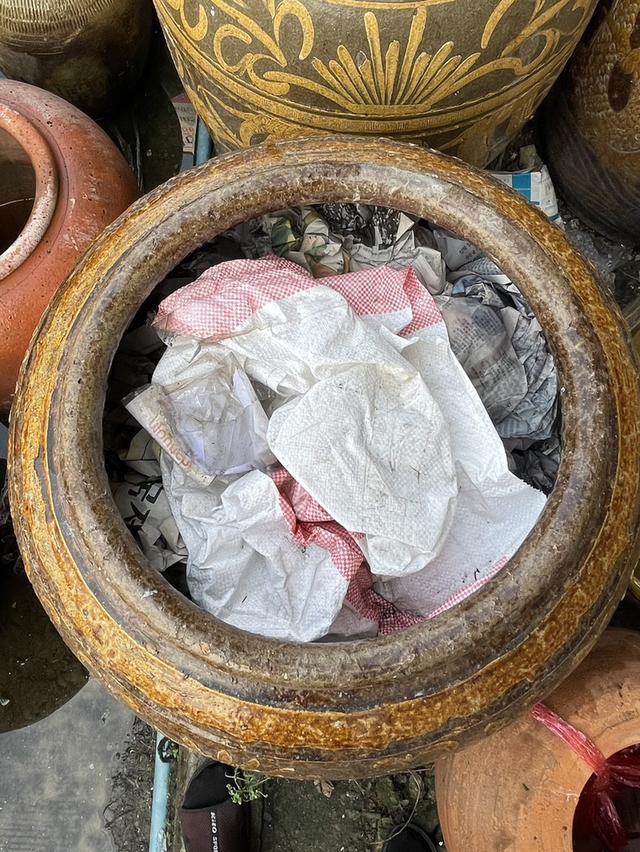 โอ่งเซี่ยงไฮ้ ลายสิงห์ โอ่งโบราณ ลายสิงห์โต โอ่งดินเผาน้ำเคลือบโบราณ 8