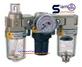 รูป EC2000-02 Filter regulator 3 unit size 1/4" Manaul ปรับมือ pressure 0-10bar(kg/cm2) 150psi