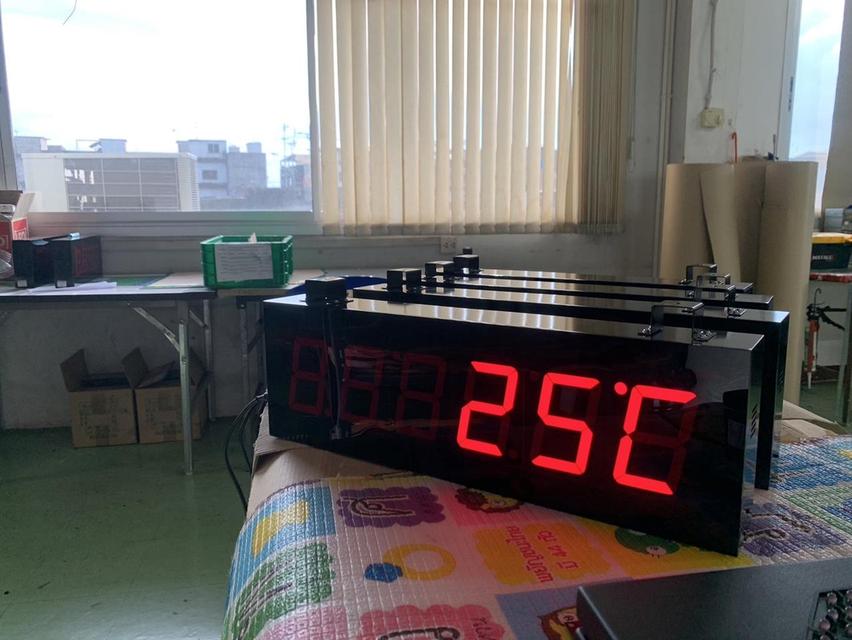 นาฬิกาดิจิตอลสำหรับโรงงาน นาฬิกาติดผนัง และสถานที่ต่างๆ รูปที่ 4