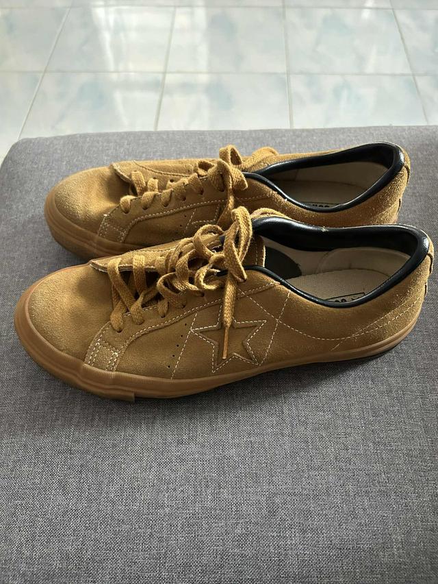 ขาย Converse One Star Suede (หนังกลับ) สี Wheat ไซซ์ 7.5US สภาพดีพื้นเต็ม รูปย่อยที่ 1