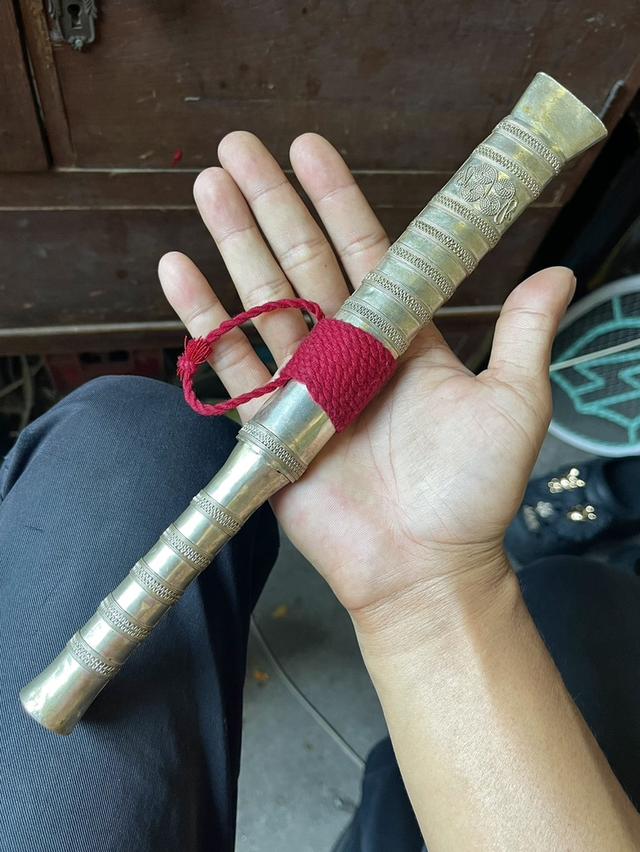 มีดหลูบเงินโบราณล้านนา ครูบาเทวฤทธิ์ มีดซุยอุ่ม มีดหมอล้านนา ตำราพระเจ้านั่งข่ม 8