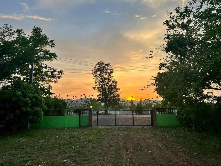 ขายบ้านสวนอู่ทองวิวภูเขาติดถนนดำไม่เปลี่ยว 1
