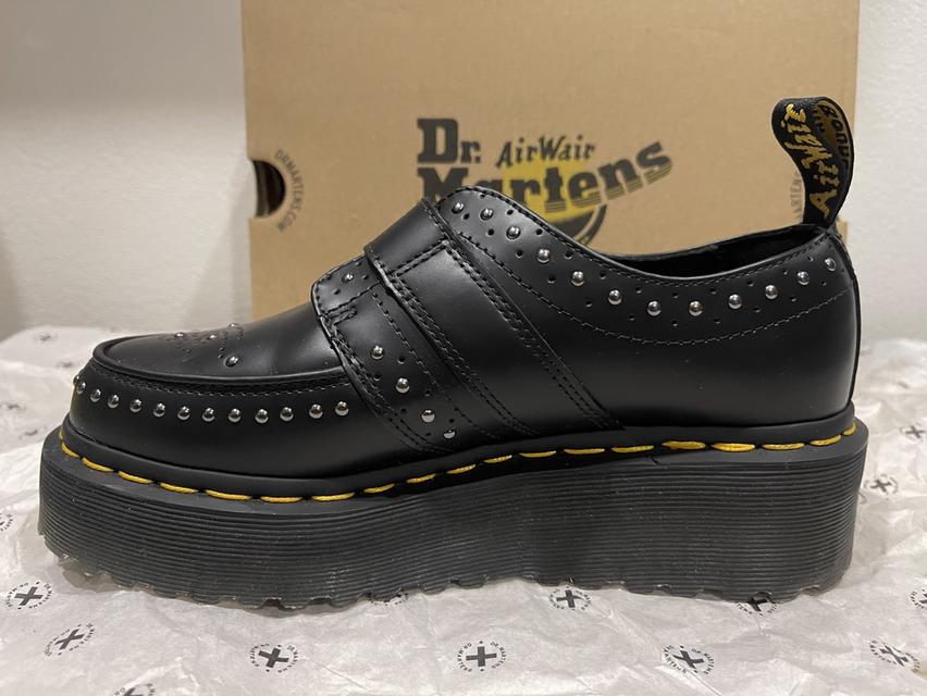 Dr.martens รุ่น Ramsey รองเท้าหนังแพลตฟอร์มส้นตึกทรง Monk Strap 9