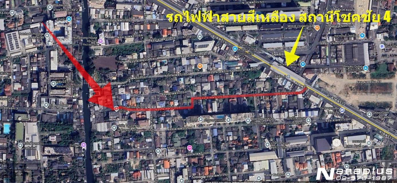 68050688 : ขายคอนโดลาดพร้าว 58 ขนาด 38.01 ตร.ม ชั้น.3 เพดานสูงถึง 2.9 เมตร โครงการบ้านจุลศักดิ์ คอนโด ซ.ลาดพร้าว 58 ตรงข้ามตลาดโชคชัย 4  2
