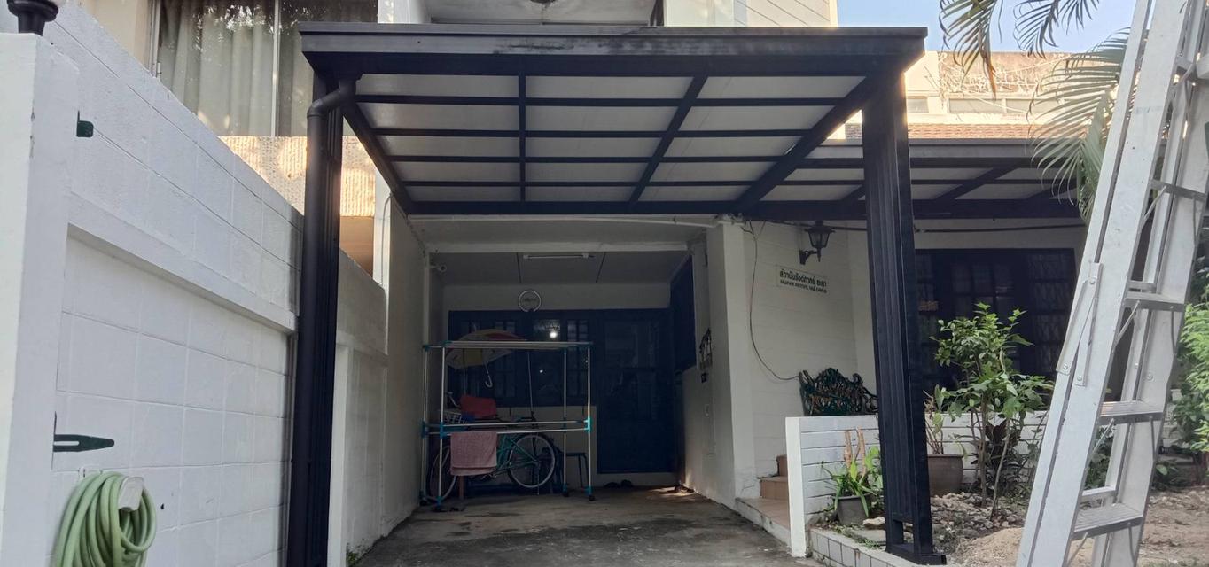 ต่อเติมบ้าน ทำโครงหลังคา เทพื้น ปูกระเบื้อง  line✅tthouse23 รูปที่ 11