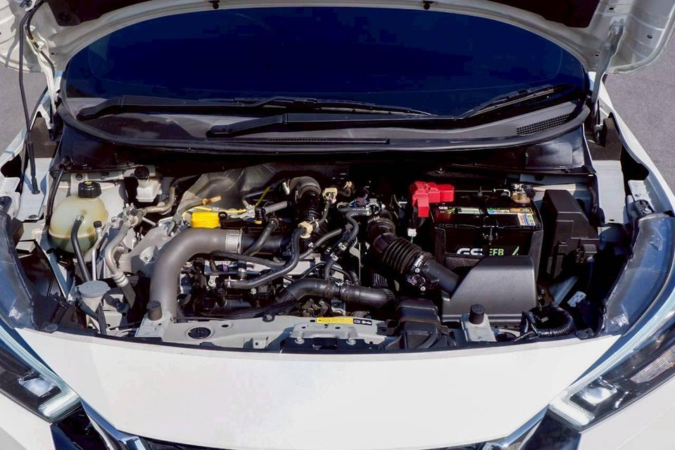 Nissan almera 1.0 VL เกียร์ Auto สีขาว ปี 2021 18