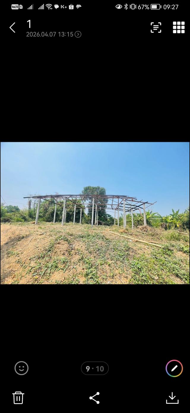 ขายถูกที่สุด ที่ดิน108ตรว.พร้อมโครงสร้างเสา15ต้น 10