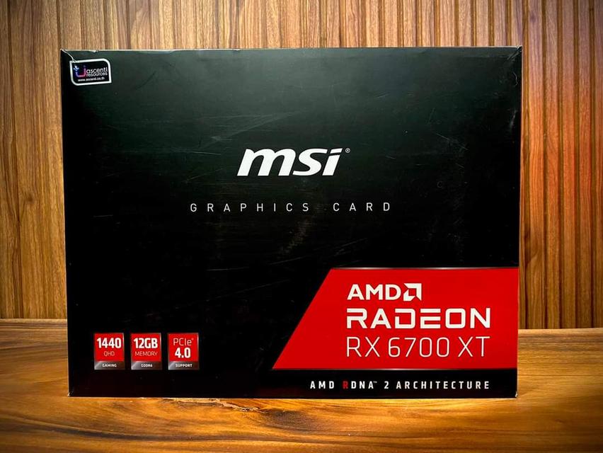 การ์ดจอ AMD RADEON MSI 6700XT  2