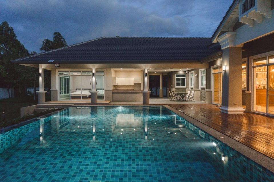 ขายบ้านพูลวิลล่าสุดหรู ชั้นเดียว สไตล์โมเดิร์น (พิกัดสันกำแพง-เชียงใหม่) 🏠Poolvilla home in chiangmai 3