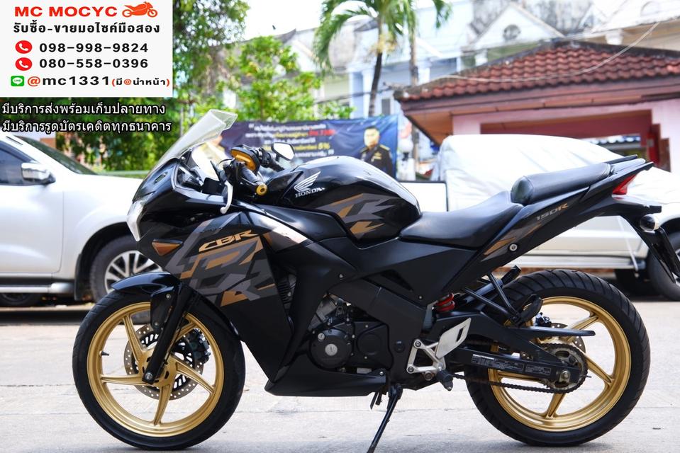 CBR 150 สีดำ 2016 ทะเบียนสวย รถบ้านแท้ เครื่องท่อเดิมๆ เล่มครบพร้อมโอน No204 4