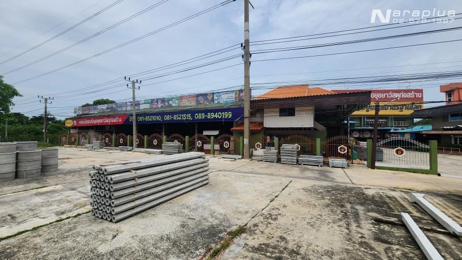 68070858 : ขายกิจการร้านวัสดุก่อสร้าง อาคารสำนักงาน บ้านพักอาศัย โกดัง และบ้านพักคนงาน บนที่ดินขนาด 3 ไร่ 3 งาน 49 ตารางวา ติดถนนสายเอเชีย เมืองอยุธยา 3