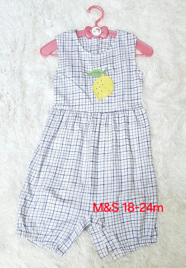 บอดี้สูทเด็ก ไซส์ 12-18m. และไซส์ 18-24m แบรนด์ Marks & Spencer ส่งต่อมือสอง เหมือนใหม่ ไม่มีตำหนิ 2
