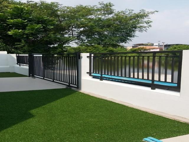 PB5462 ขายบ้านสไตล์โมเดิร์น หมู่บ้านมณียา เลียบด่วน เอกมัย-รามอินทรา ถนนประดิษฐ์มนูธรรม หลังบ้านวิวบึงน้ำ 10