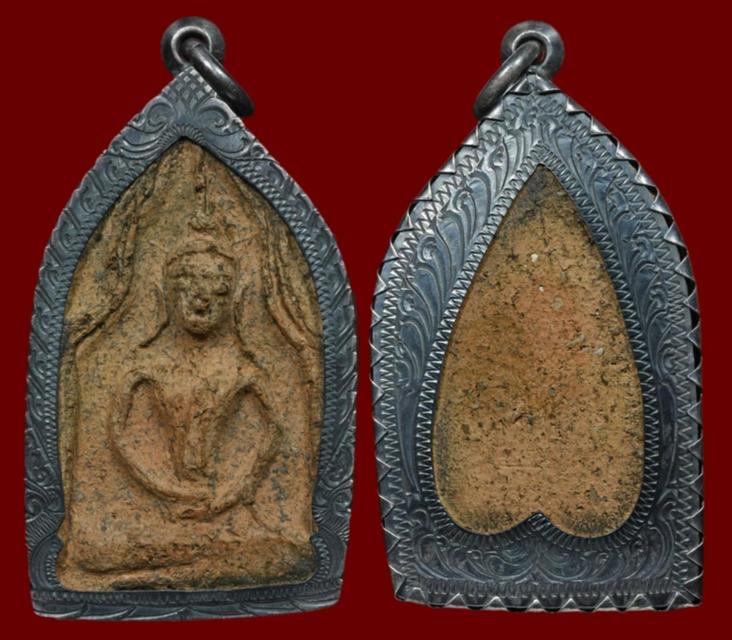 ขุนแผนพิมพ์ทรงพลเลี่ยมกรอบเงิน