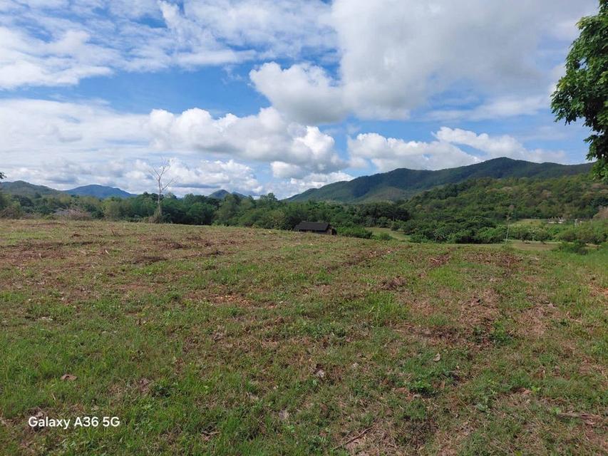 ขายที่ดินแม่ออน เชียงใหม่ 43-2-66 ไร่ หน้าติดถนน 160 เมตร วิวภูเขา 360 องศา เจาะบ่อน้ำพุร้อนได้ เส้นแม่กำปอง แหล่งท่องเที่ยวสำคัญ 7