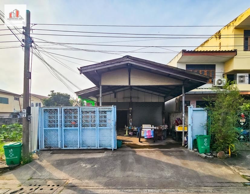 ขาย บ้านเดี่ยว ทำเลค้าขาย ซอยศิริเกษม ใกล้พุทธมณฑลสาย3 เพียง 150 ม. บางแค กทม. 120 ตรม 40 ตรว 1